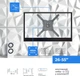 Настенное крепление для телевизора ACCLAB AL-BT401 26-55" + Кабель HDMI 1.8 м (Крепление + HDMI + Органайзер) - изображение 3
