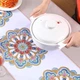 Водостойкие маслостойкие вышитые скатерти 138х220 см. Flower - изображение 6
