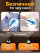 Відпарювач ручний 2в1 для одягу щільних тканин штор меблів Andowl Q-T238X1 універсальна парова праска 1000w зі щіткою насадкою вертикальний паровідпарювач + горизонтальний для вологого та сухого прасування дорожній пароочисник біло зелений - зображення 5