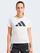 Спортивная футболка для бега женская Adidas Run It Tee Performance IN0111 L White (4067887737067) - изображение 6
