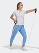 Спортивная футболка для бега женская Adidas Aeroready Train Essentials HR7796 S White (4066752659732) - изображение 3
