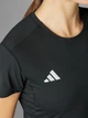 Спортивная футболка для бега женская Adidas Adizero E Tee IN1172 S Black (4067887539791) - изображение 6