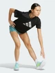 Спортивная футболка для бега женская Adidas Adi365 Running Essentials Brand Love JM5737 XS Черная с белым (4068807968165) - изображение 3
