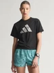 Спортивная футболка для бега женская Adidas Adi365 Running Essentials Brand Love JM5737 XS Черная с белым (4068807968165) - изображение 7