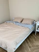 Постільна білизна Двоспальний 180х215 наволочка 2х50х70 Бежевий з сірим (П4К-sash-soft-014-02) - зображення 1