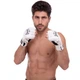 Рукавички для змішаних єдиноборств MMA розмір S на липучці шкіра TOP KING Super білий TKGGS - зображення 5