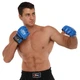 Перчатки для смешанных единоборств MMA на липучке размер M кожа VELO синий ULI-4018 - изображение 7