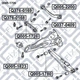 Сайлентблок заднього поздовжнього важеля Q-FIX Q005-1726 OEM 4117A007 MR369662 Lancer Outlander - зображення 8