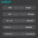 Аккумуляторный триммер для стрижки волос VGR V-998 для бороды и усов с LED-дисплеем Green - изображение 6