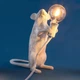 Світильник лампа нічник Миша Мишка Seletti USB 220В настільний Білий (28433) - зображення 1