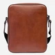 Torba listonoszka męska skórzana The Bridge 052815EX-1A Brązowa - obraz 2