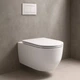 Унітаз підвісний Devit Art 3.0 3030140 безобідковий з кришкою soft-close, Vortex Flush, білий глянець - изображение 6