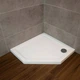 Душовий піддон Devit Comfort FTR0223 100х100х5, 5 см п'ятикутний - зображення 1