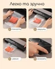Бытовой вакууматор с пакетами 100шт (17х25) Vacuum Sealer 90W вакуумный упаковщик для сухих и влажных продуктов черный - изображение 2
