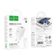 Сітчастий зарядний пристрій з кабелем HOCO C147A Charm PD20W+QC3.0 Charger Set (C to iP)(EU) White (6942007630283) - зображення 2