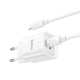 Сітчастий зарядний пристрій з кабелем HOCO C147A Charm PD20W+QC3.0 Charger Set (C to iP)(EU) White (6942007630283) - зображення 5