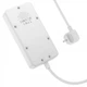 Сетевое зарядное устройство удлинитель HOCO AC7A STORM 3 USB/Type-C 3 розетки 1.5m Черный (18675) - изображение 3