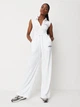 Спортивні штани Missguided R9347627 38 білий - изображение 4
