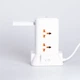 Настольный удлинитель 2.8 м лампа беспроводная зарядка 6 розеток 2 USB 1 Type-C сетевой Yiwu - изображение 5