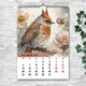 Календарь настенный перекидной НЕМНОГО СКАЗКИ АКВАРЕЛЬ 13 листов ENTERSTORE 42х29.7 см (ART 250182) - изображение 8