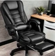 Кресло офисное поворотное с массажем и подножкой BOSS Black - изображение 2