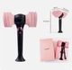 Лайтстік Молот Блек Пінк Lightstick Black Pink 25.5см Official Light stick Kpop - зображення 2