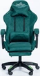 Кресло геймерское DIEGO ALCANTARA PRO Green - изображение 2