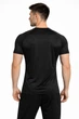 Мужская спортивная футболка SilkFit Apmi ⬩ рашгард с коротким рукавом ⬩черная 3XL - изображение 2