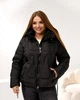 Женская зимняя куртка с капюшоном KHAN 00218 56 Черный ( KH - 00218/1 D ) - изображение 2
