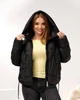 Женская зимняя куртка с капюшоном KHAN 00218 56 Черный ( KH - 00218/1 D ) - изображение 11