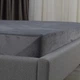 Простынь-чехол на резинке полуторная ТЕП Velour 2-04756_33917 160х200 см серая - изображение 4