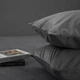 Простынь-чехол на резинке полуторная ТЕП Velour 2-04756_33917 160х200 см серая - изображение 5