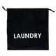 Мешок хлопковый ORGANIZE для грязного белья 38х38 см Laundry (черный) - изображение 1