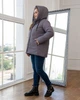 Женская демисезонная куртка большого размера UF-fashion МТ-00157 62 сиреневый - изображение 5