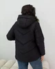 Куртка жіноча осіння великого розміру UF-Fashion 00431-MT 52 чорний - зображення 4