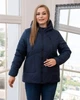 Куртка жіноча демісезонна великого розміру UF-Fashion MT-00431 52 синій - зображення 1