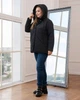 Демисезонная женская куртка большого размера UF-fashion МТ-00157 54 черный - изображение 2