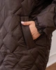 Женская демисезонная куртка большого размера UF-Fashion 00129-mt 58 коричневый - изображение 6