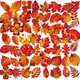 Набор наклеек Осенние листья Autumn Leaves 50 шт - изображение 1