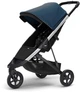 Детская коляска Thule Spring (Aluminium / Majolica Blue) (TH 11300100-11300303) - изображение 1