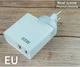 Адаптер живлення зі швидкою зарядкою PD65W+QC3.0USB зарядний блок живлення 02 Project для ноутбука та телефону - зображення 7