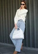 Женская спортивная сумка Sambag Vogue BKS белая 37 х 25 х 16 см (90153008) - изображение 10