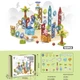 Конструктор магнитный Magnetic marble 1101 D15 Городок трек шарики фигурки животные 151 дет Разноцвет (28199) - изображение 3