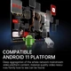 Игровой смарт-проектор для игр и фильмов Android 240 ANSI поддержка Wi-Fi 6 Bluetooth Salange P30 Ultra портативный мини-проектор для дома и офиса домашний кинотеатр HDMI USB поворот на 180° - изображение 8