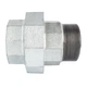 Згін-американка чавунна 1 1/2" (40) ВЗ, оцинкована - зображення 1