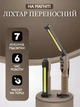 Мультіфункціональний кемпінговий ліхтар BauTech COB PL 380 з магнітом функцією Powerbank різними режимами освітлення - зображення 1