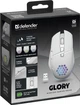 Игровая беспроводная мышь Defender Glory GM-514, 3200 dpi, 6 кнопок, с подсветкой, белая (LKMTR_802838) - изображение 9