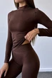 Гольф бесшовный женский InSecret MAGLIA LUPETTO Deep Taupe S/M Шоколад - изображение 2