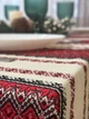 Етнічна вишита льняна скатертина Handmade в Українському стилі Червона 110х145см. - зображення 4