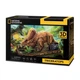 CubicFun Трехмерная головоломка-конструктор National Geographic Dino Трицератопс Cubic Fun DS1052h - изображение 6